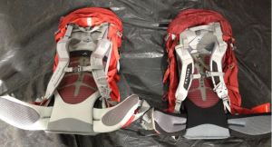 osprey pack harness comparison hip belt